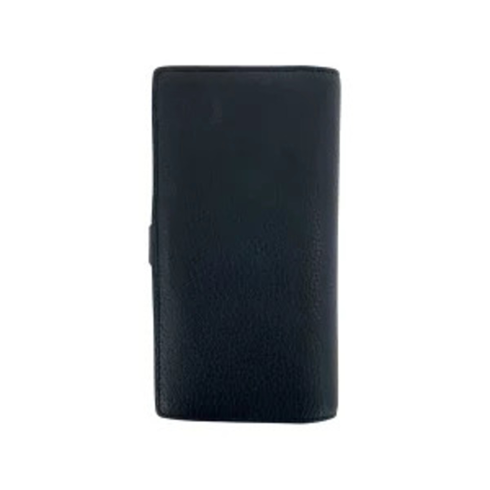 LOUIS VUITTON Vertical Wallet Black Leather Long - Picture 2 of 7